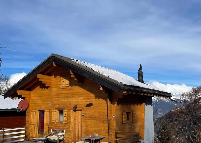 Chalet With Stunning Views, Ideally Located, Deer Nearby, Ideal For Families, Not Suitable For Groups La Tzoumaz